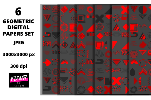 6 Free Seamless Geometric Patterns