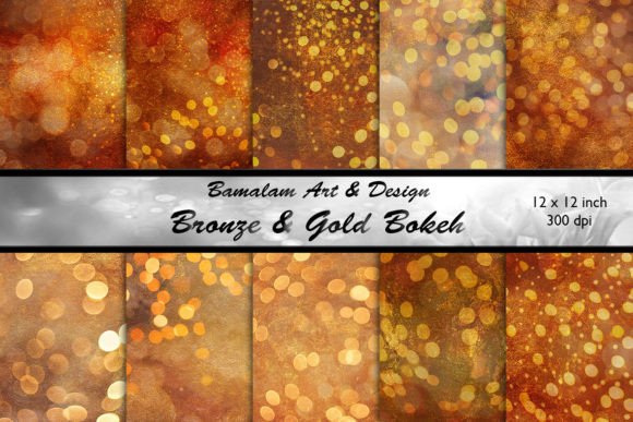 Bronze Gold Bokeh: A Premium Digital Asset for High-Impact Design