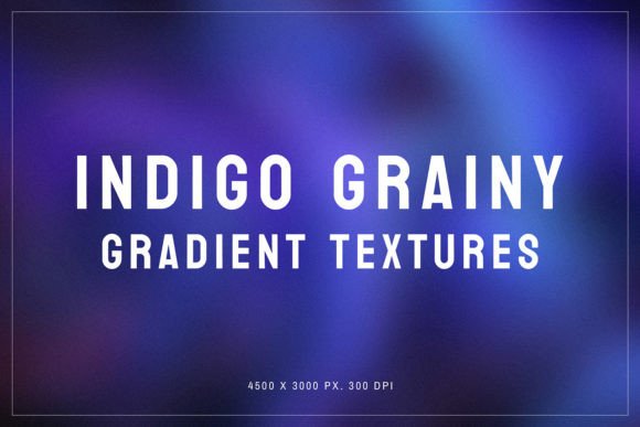 Elevate Your Creative Projects with Indigo Grainy Gradient Textures