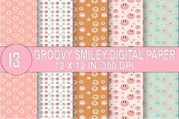 Elevating Digital Creativity: The Strategic Value of Groovy Smiley Digital Papers