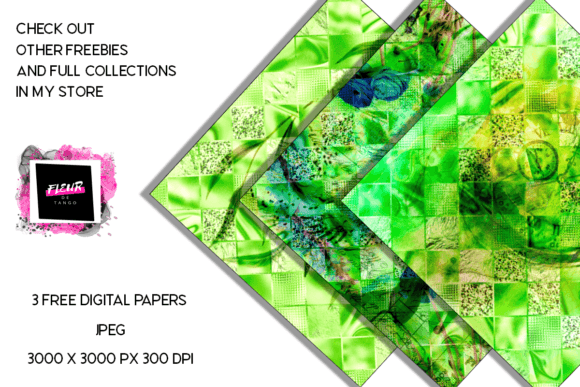 FREEBIE 3 Green Digital Scrapbook Paper: A Comprehensive Evaluation