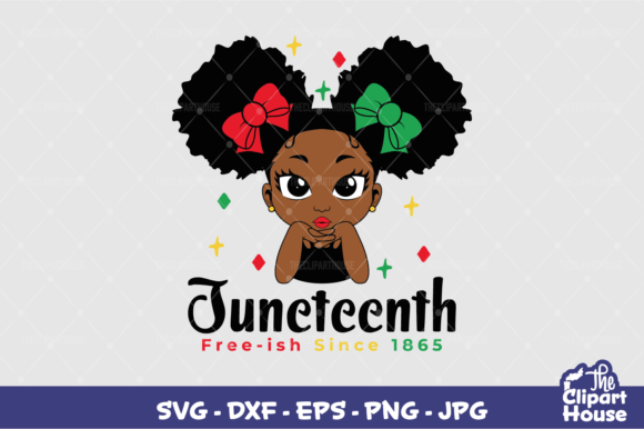 Juneteenth Girl 4: A Premium Design Asset for Creative Professionals