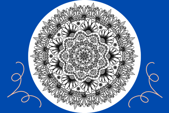 Mandala Coloring Page 46: A Versatile Design for Creatives