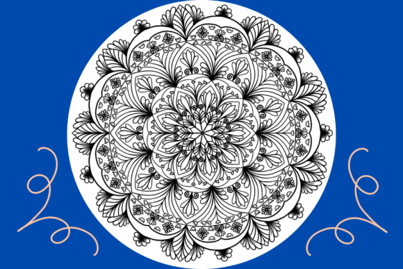 Mandala Coloring Page 47: A Versatile Asset for Modern Design