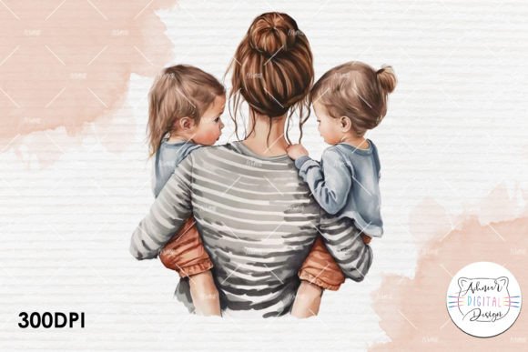 Mothers Day Watercolor Clipart, Mom: The Ultimate Digital Asset for Creative Projects