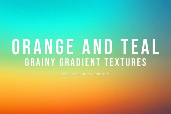 Orange and Teal Grainy Gradient Textures: A Practical Review for Professional Designers
