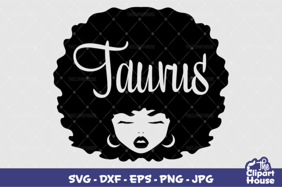 Taurus Afro Woman: Creative Design for Cutting Machines