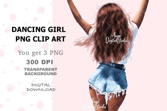 Unlocking Creativity with Dancing Girl Digital Clip Art: A Guide to High-Resolution PNG Resources