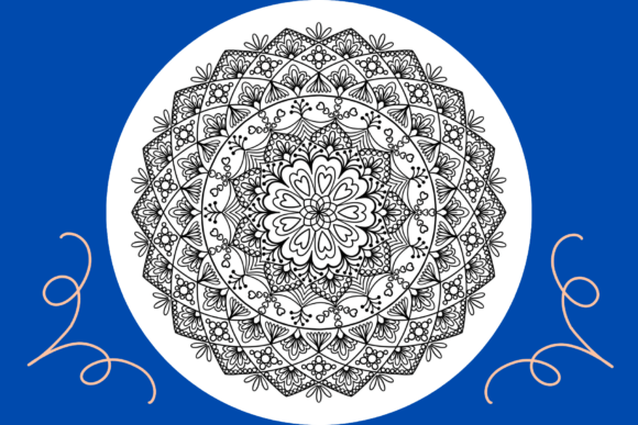 Unlocking Creativity with Mandala Coloring Page 53: A Versatile Digital Asset for Every Project