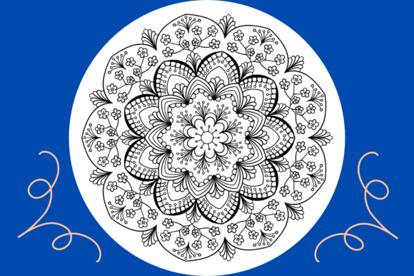Unlocking Creativity with Mandala Coloring Page 73: A Versatile Digital Asset for Modern Design and Mindfulness